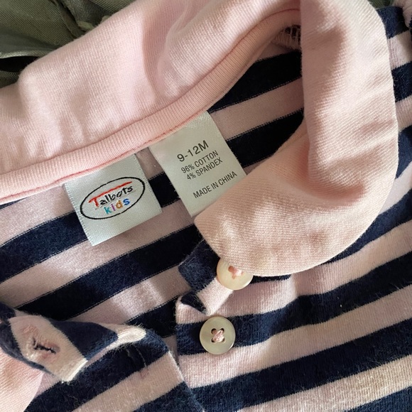 Talbots Kids 🎀Adorable🎀Scottie Dog Jumper & Long Sleeved Dress Bundle Sz 9-12m - Picture 7 of 8